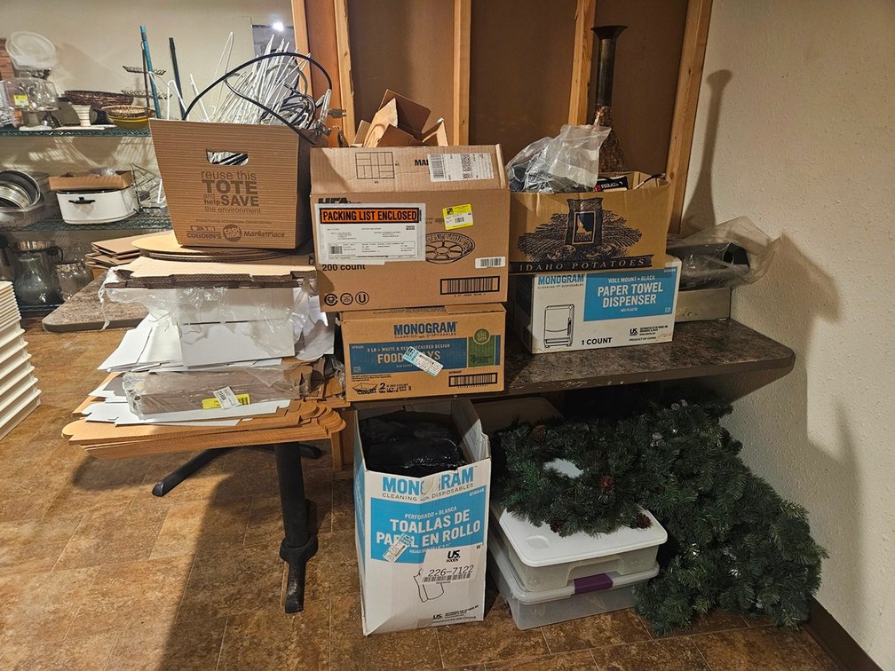 Assorted Paper Products and Decor 