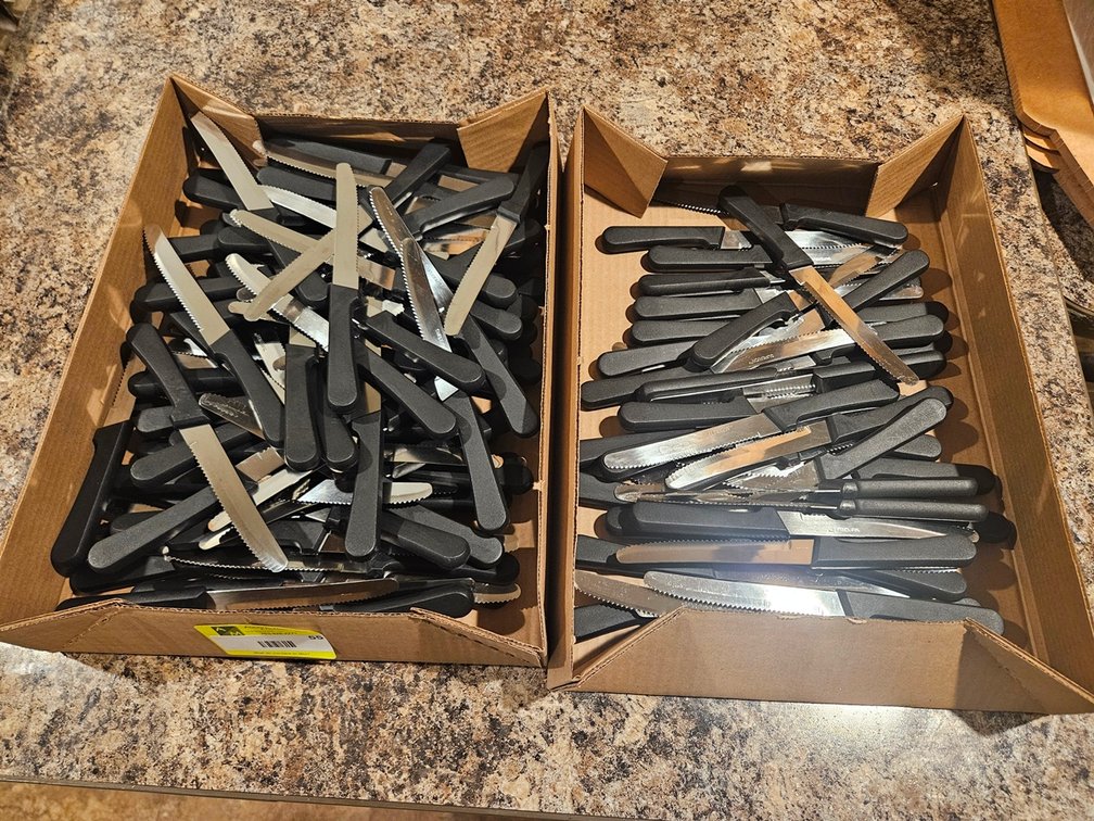 2 Boxes Steak Knives