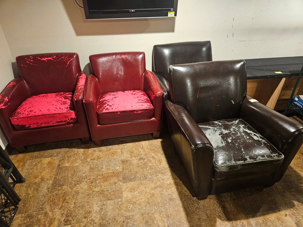 4 Assorted Accent Chairs