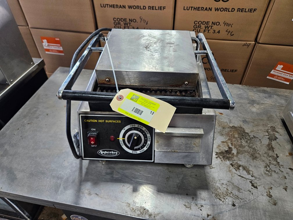 Superior Panini Press/Grill, Model SPG51-120V