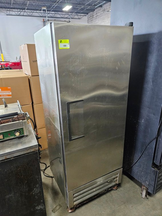 True 1 Door Freezer on Wheels, Model T-12F, 115V, 24"x24"x66"