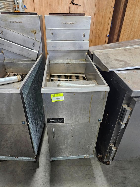 Pitco Frialator Fryer on Wheels, Model 45C, Gas, 15"x30"x46"