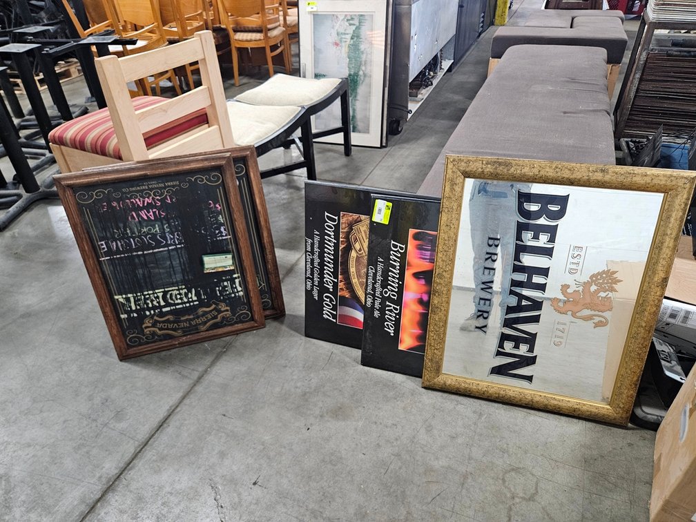 Assorted Beer Signs, Chalk Boards