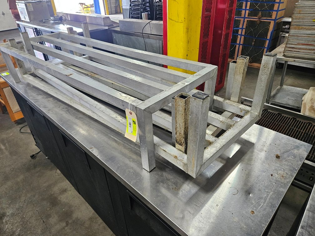 4 Aluminum Dunnage Racks, 60"x20"x12"