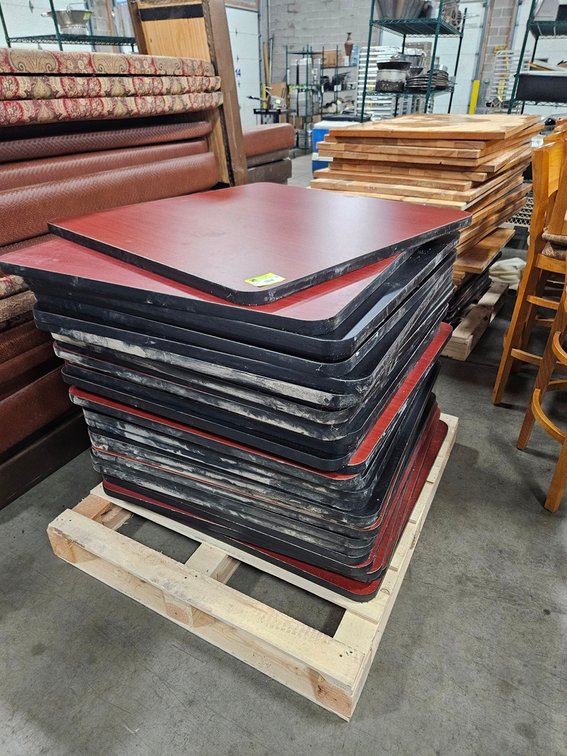 Dining/Bar Table Package: Approx. 35 - 36"x36", Approx. 18 - 54"x31", 4 - 36"x36", Assorted Dining and Hightop Bases