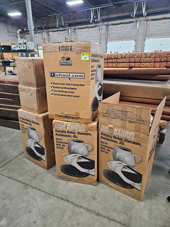 6 Boxes Assorted Restaurant Smallwares