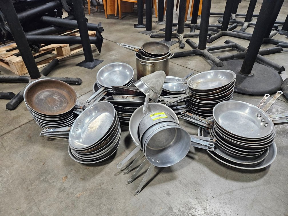 Assorted, Fry Pans and Pots
