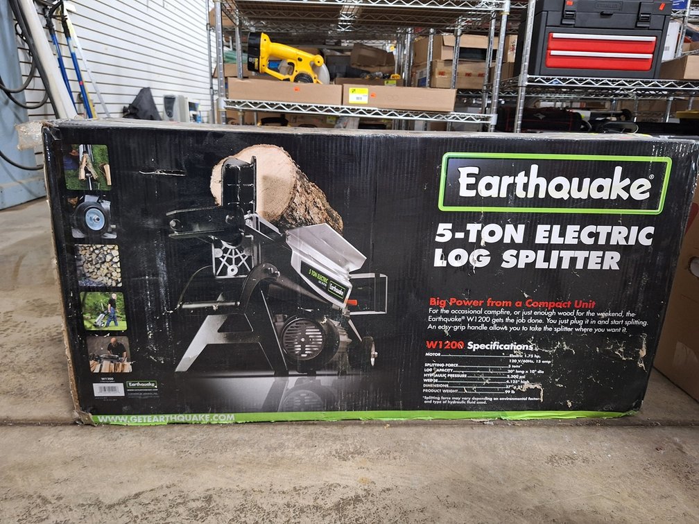 Earthquake 5 Ton Electric Log Splitter