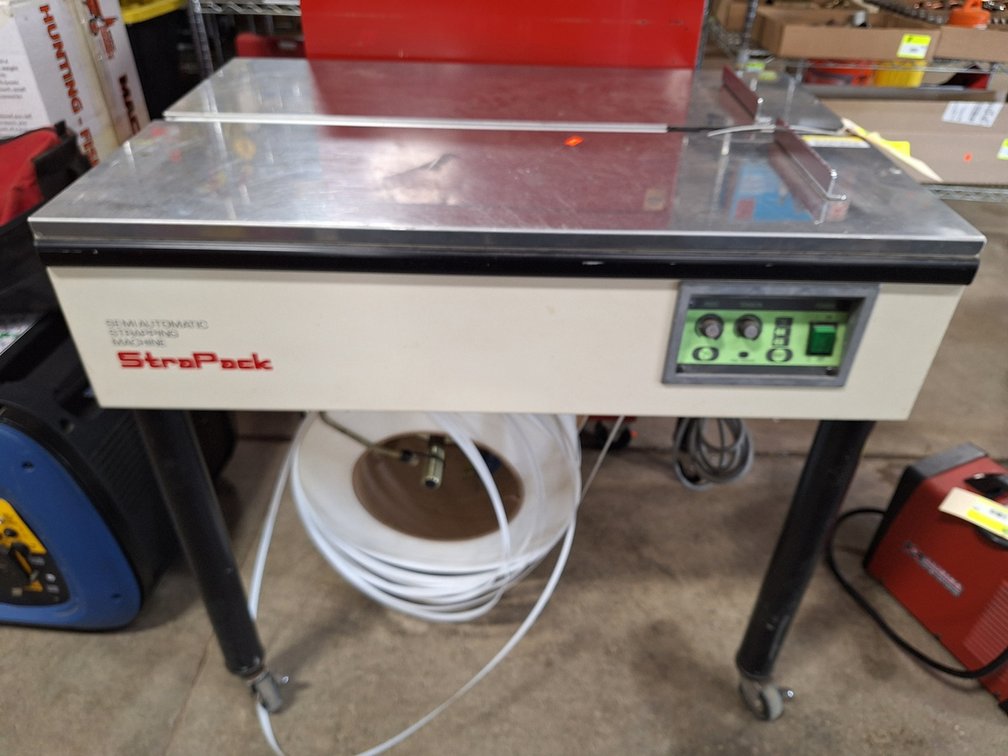 Strapack Semi Automatic Strapping Machine, Model D-52, 110V