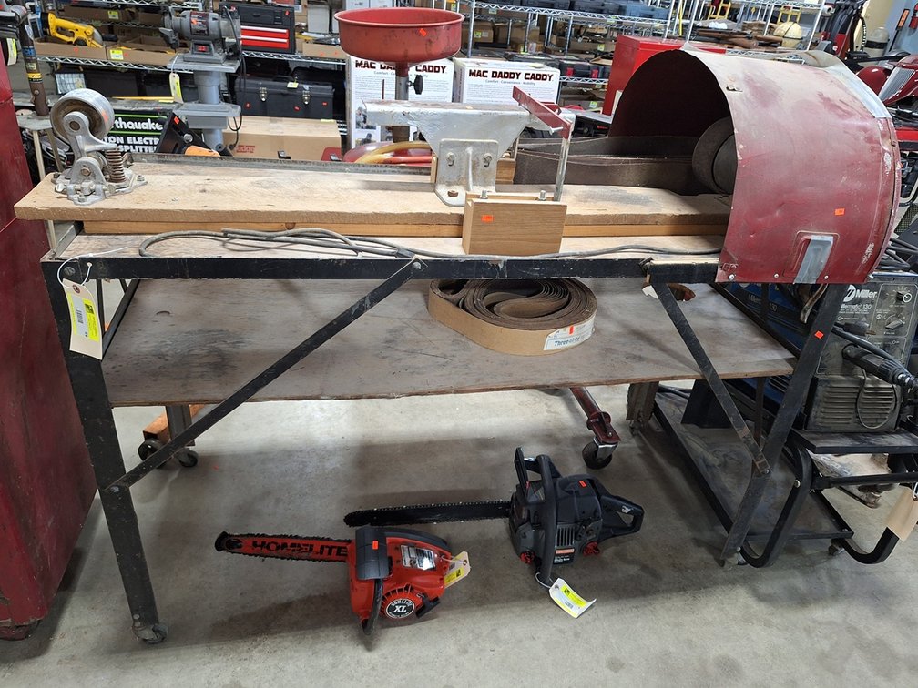 Belt Sander, 120"x2.5" with 11 Belts