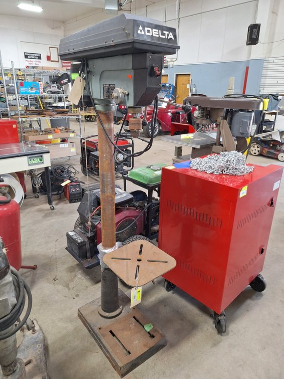 Delta Drill Press, 3/4 HP, 230V, 1 PH