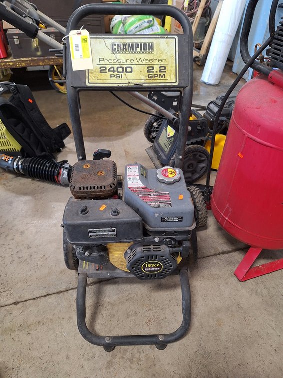 Champion Pressure Washer on Wheels, Model 75502