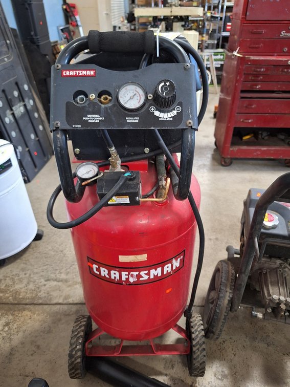Craftsman 20 Gallon Air Compressor, 1.5 HP, Model 721.166420, 120V