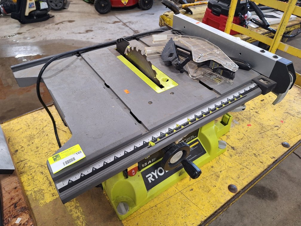 Ryobi 10" Table Saw, Model RTS21G, 120V