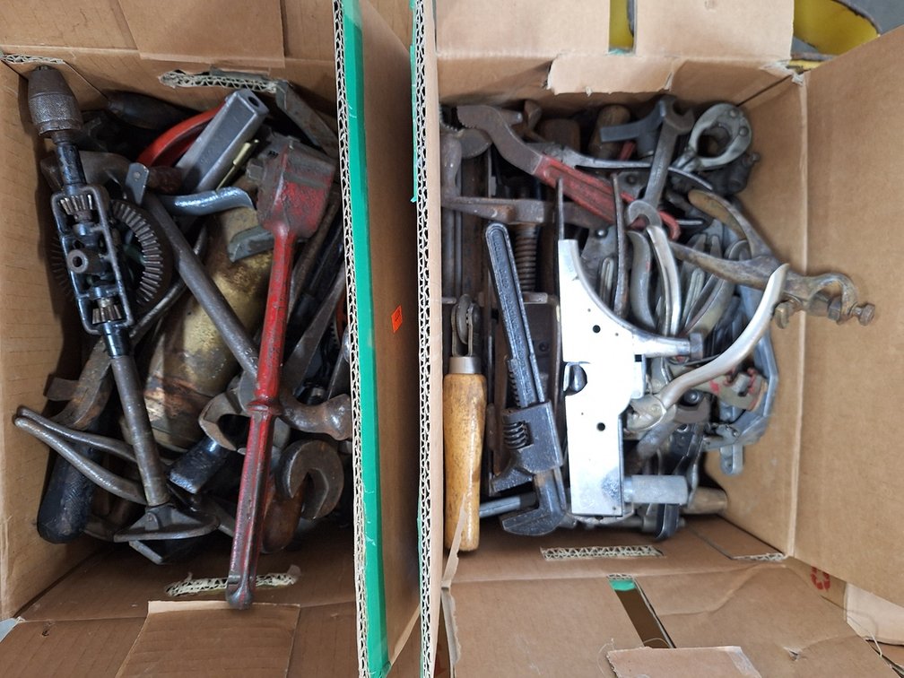 Assorted Hand Tools, Wrenches, Hammers