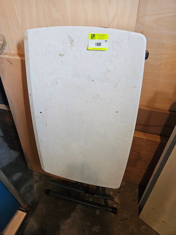 Lifetime Poly Folding Table, 30"x19"