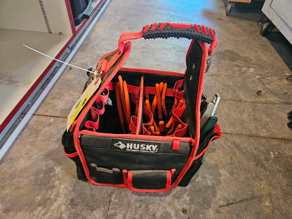 Husky Tool Bag with Assorted Tools