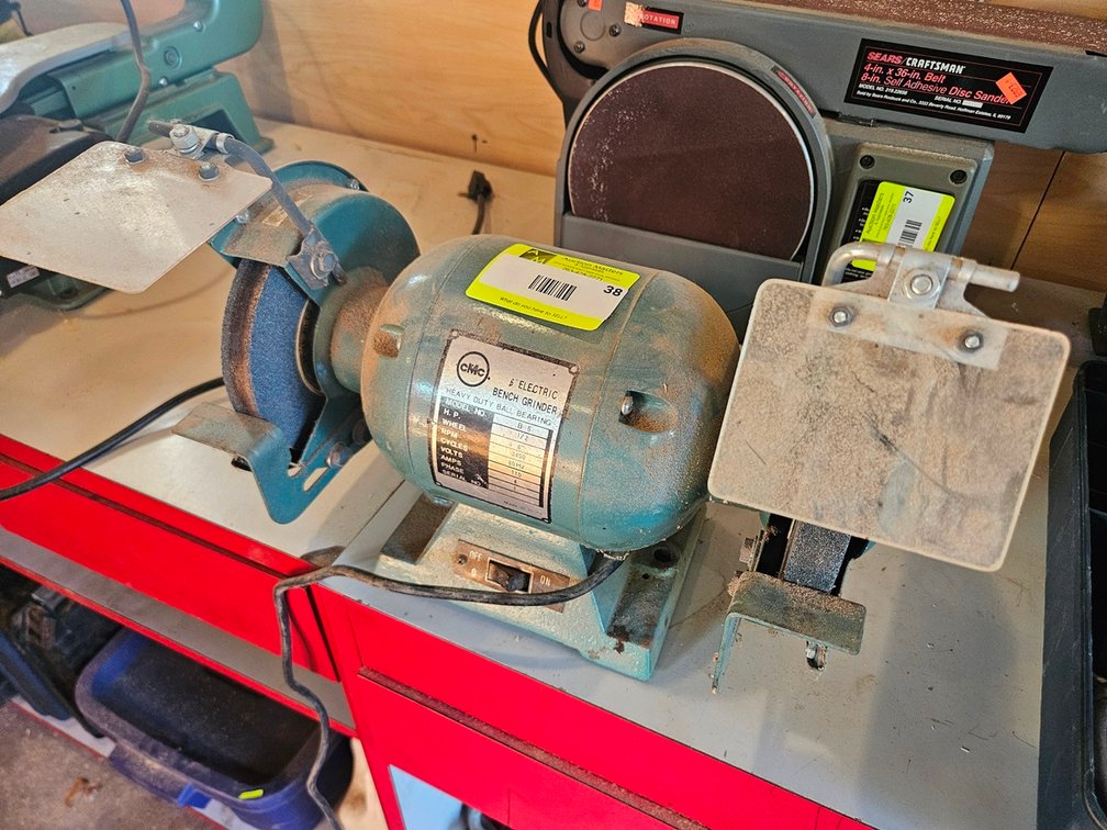 CMC 6" Bench Grinder, Model B-6, 1/2 HP