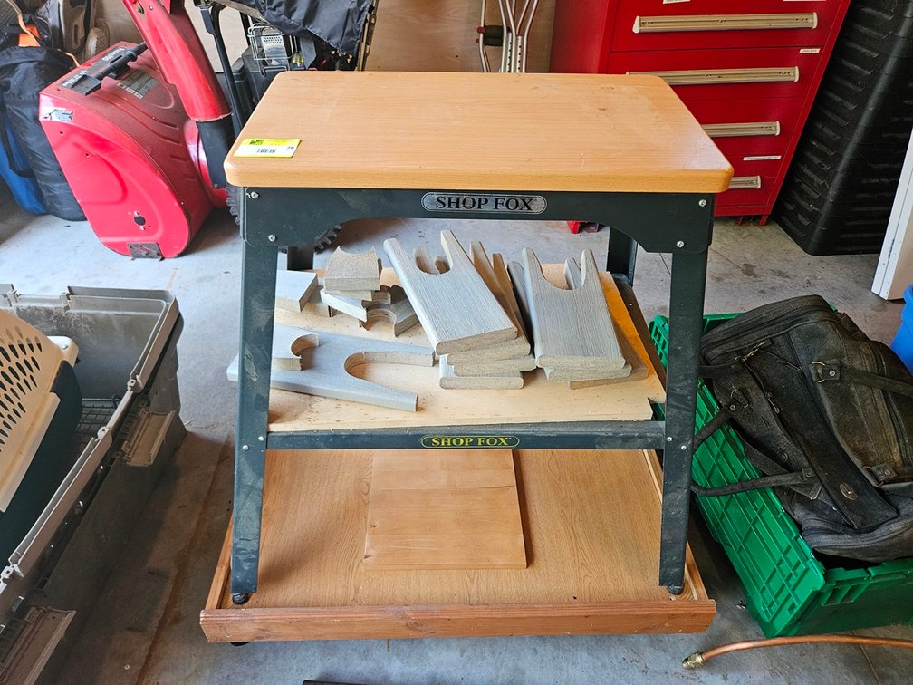 Shop Fox Stand with Cart