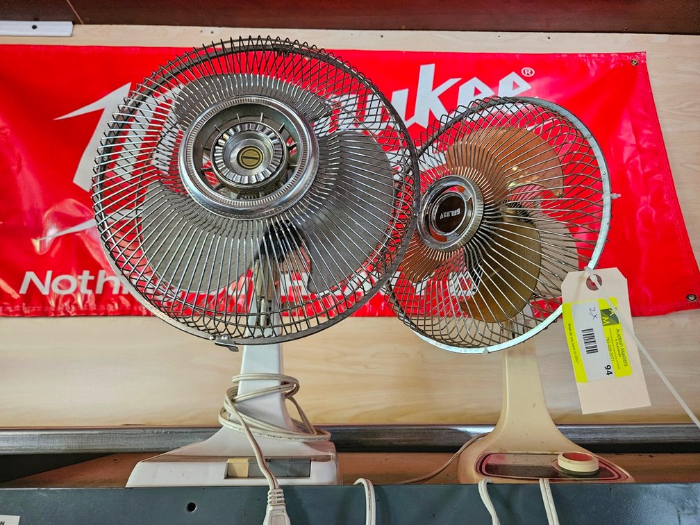 2 Assorted Fans