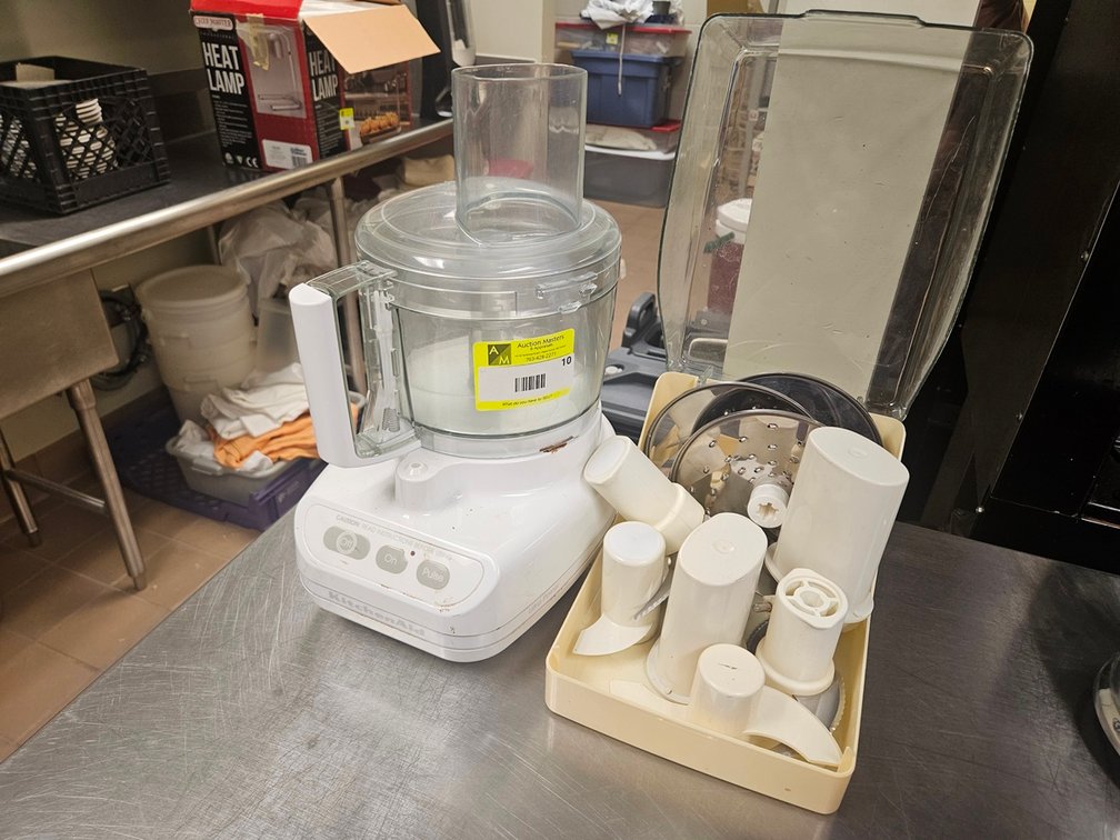 Kitchen Aid Food Processor with Attachments