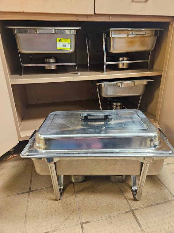 4 SS Full Chafing Pans