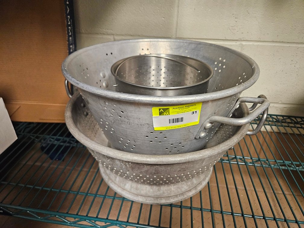 3 Assorted Strainers