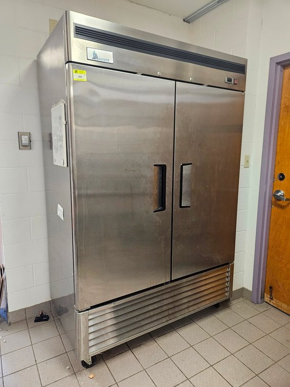 Aurora 2 Door Freezer on Wheels, Model ABF2, 115V, 54"x31.5"x83"