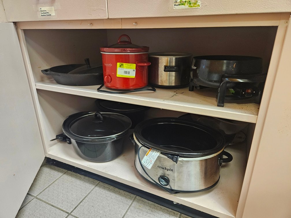 Assorted Crockpots, More