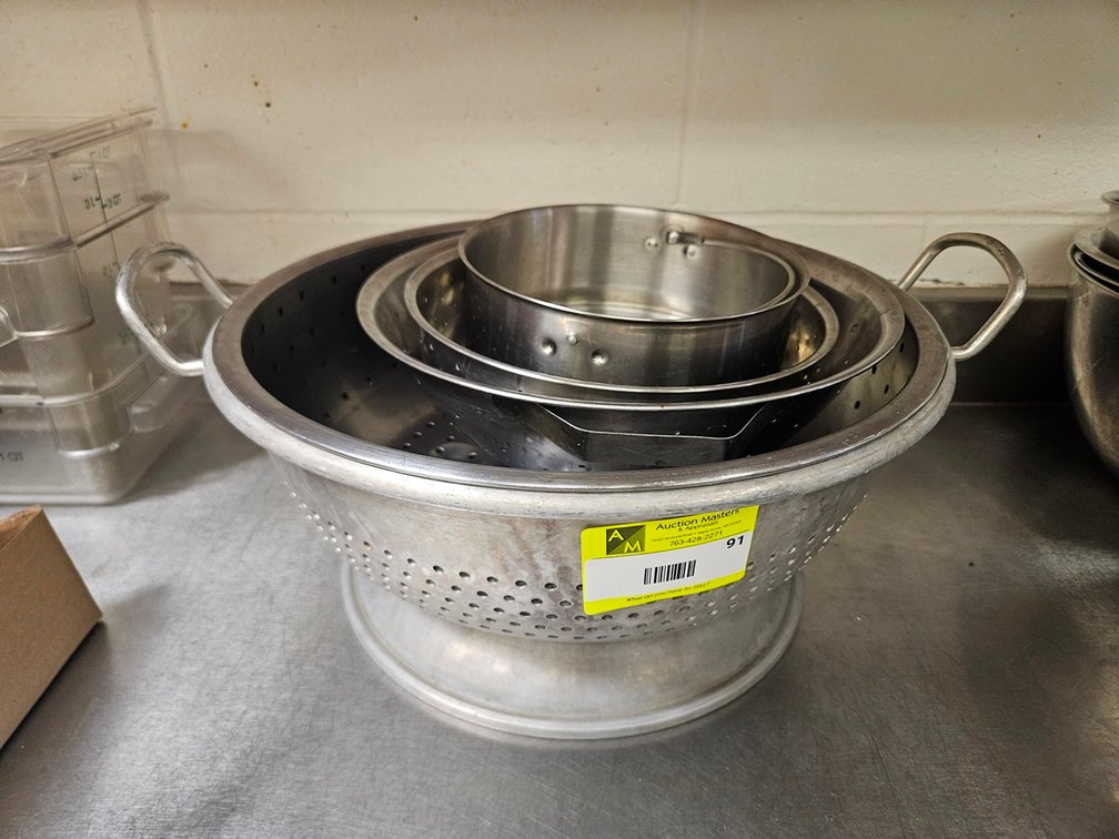 5 Assorted Strainers