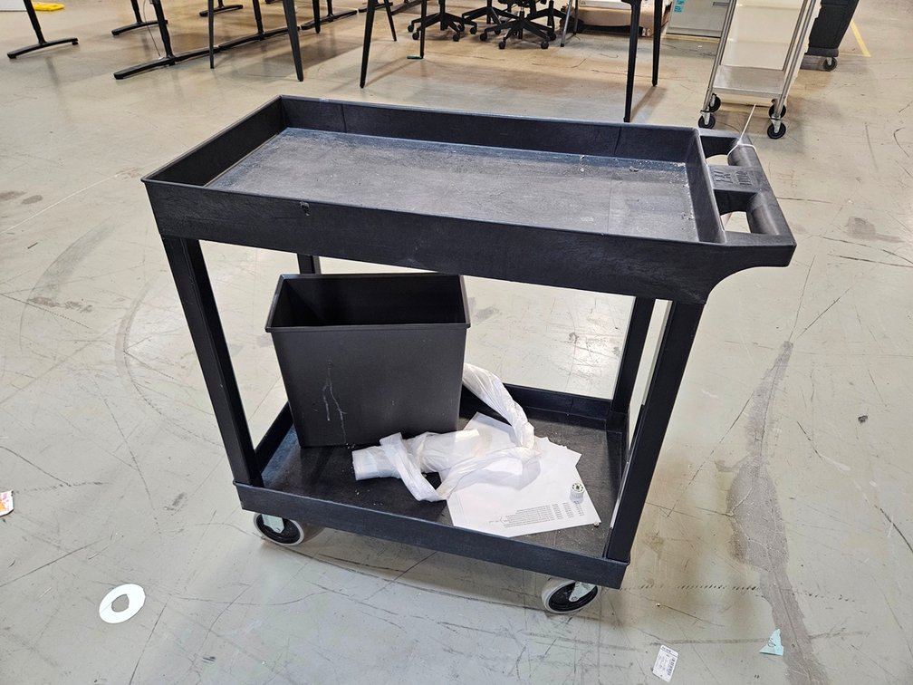 Poly Shop Cart, 32"x18"