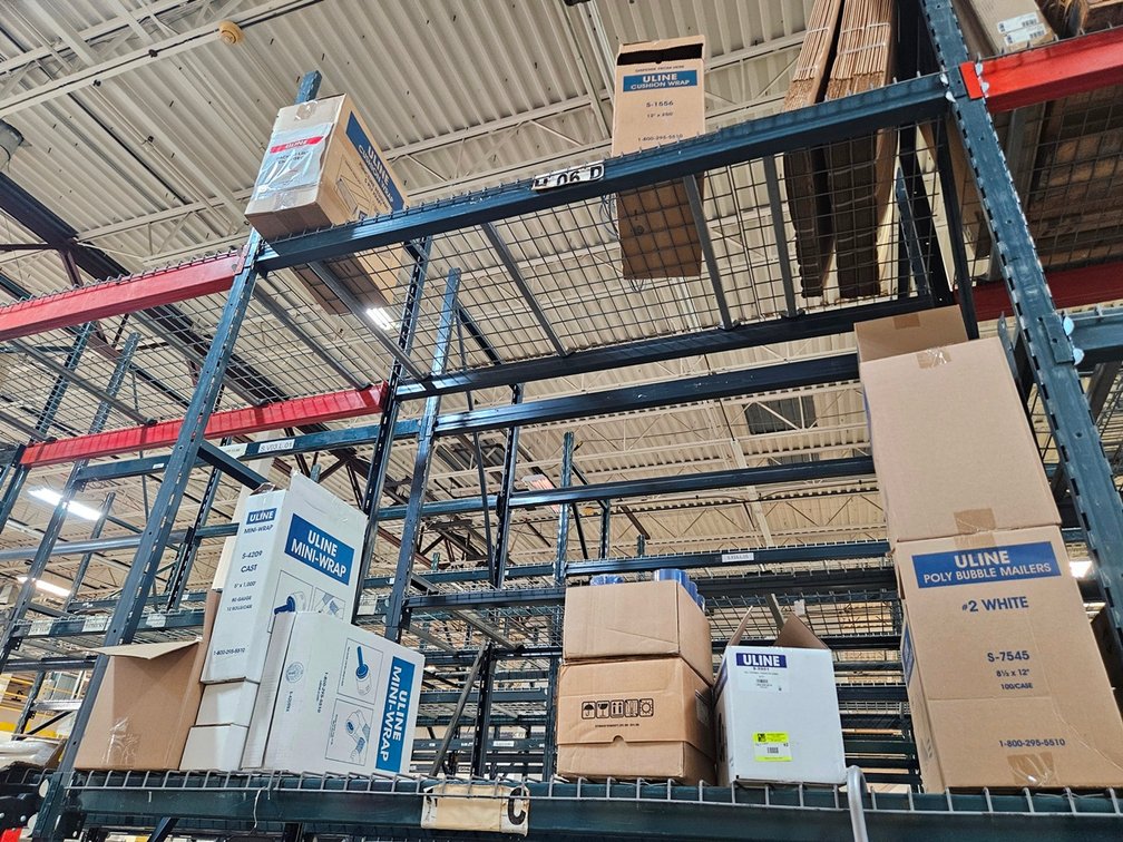Assorted on Shelf, U-Line Bubble Mailers, Mini-Wrap, More