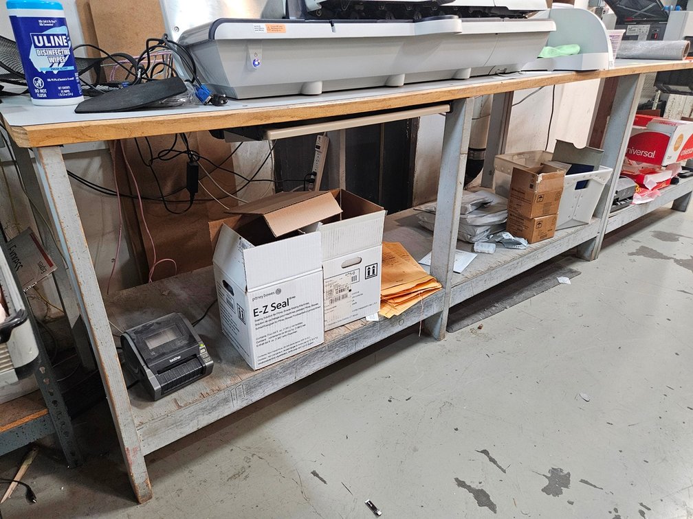 Shipping/Receiving Work Bench, 144"x30"x39"