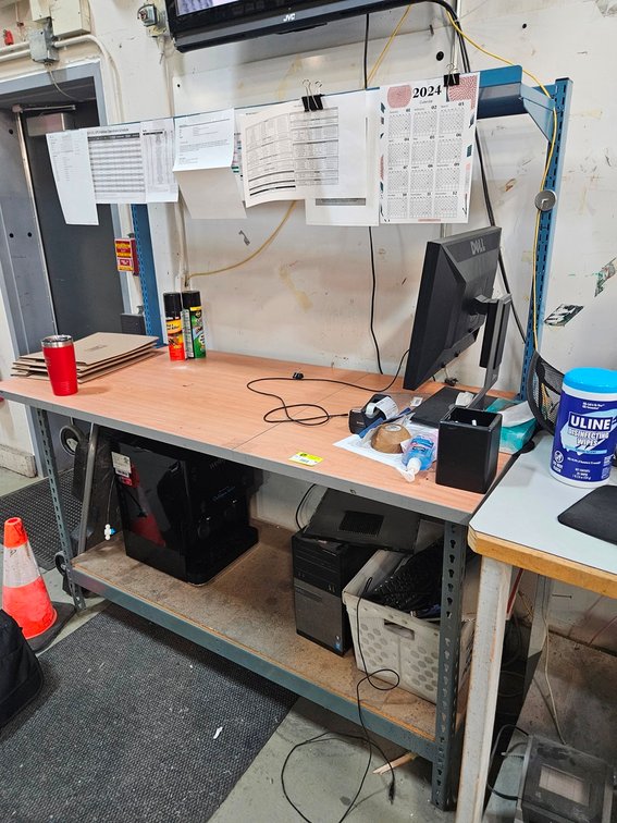 Shop Work Bench, 65"x30"x68"