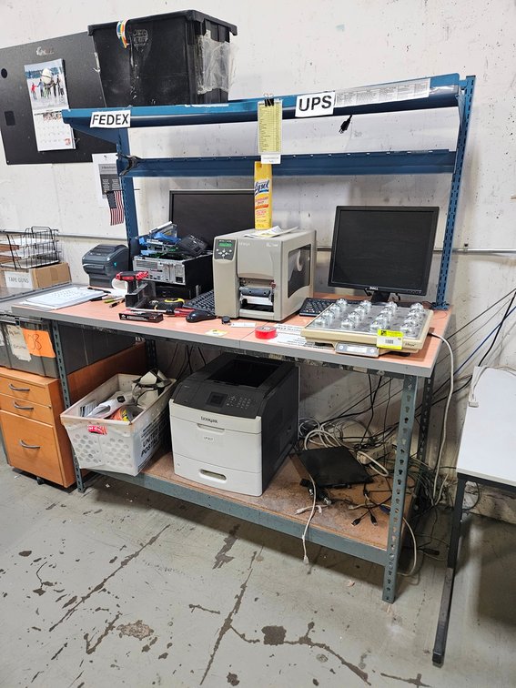 Shop Work Bench, 65"x30"x68"