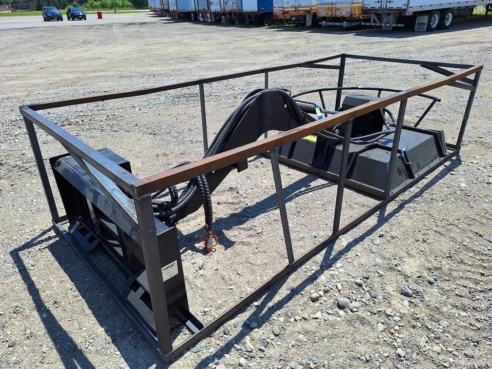 2025 Topcat Skid Steer Front Mount Cutter, Model BDRC, Serial BDRC25051001E, 77" Working Width, Unused