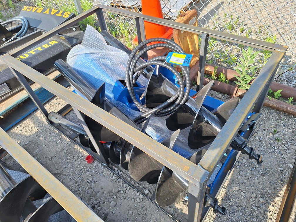 2025 CFG Skid Steer Auger, 6", 12" and 14" Augers, Model SSECAG-Y, Serial SSECAG-Y25051003E, Unused