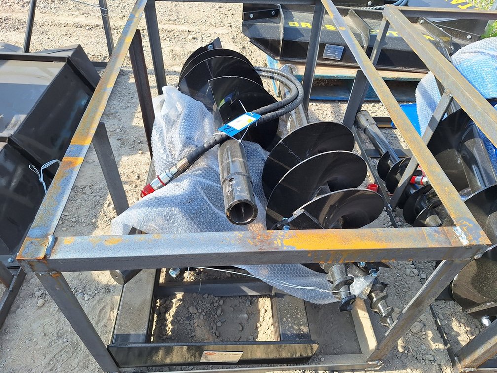2025 Mower King Skid Steer Auger, 6", 12" and 14" Augers, Model SSECAG-Y, Serial SSECAG-Y25051001E, Unused