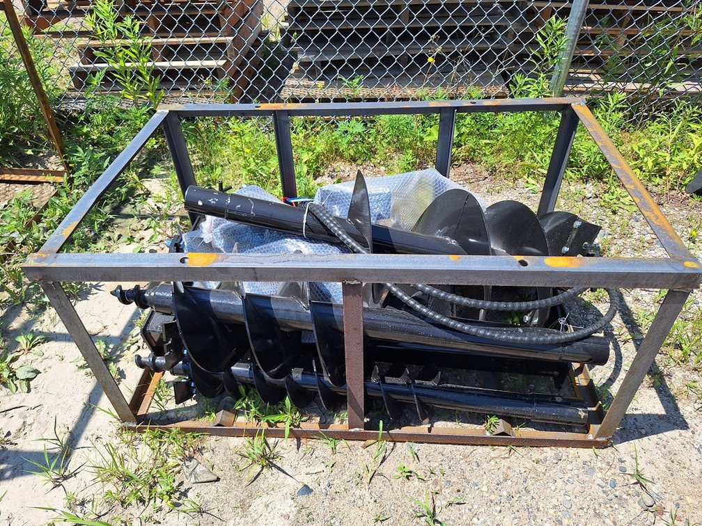 2025 Mower King Skid Steer Auger, 6", 12" and 14" Augers, Model SSECAG-Y, Serial SSECAG-Y25051002E, Unused