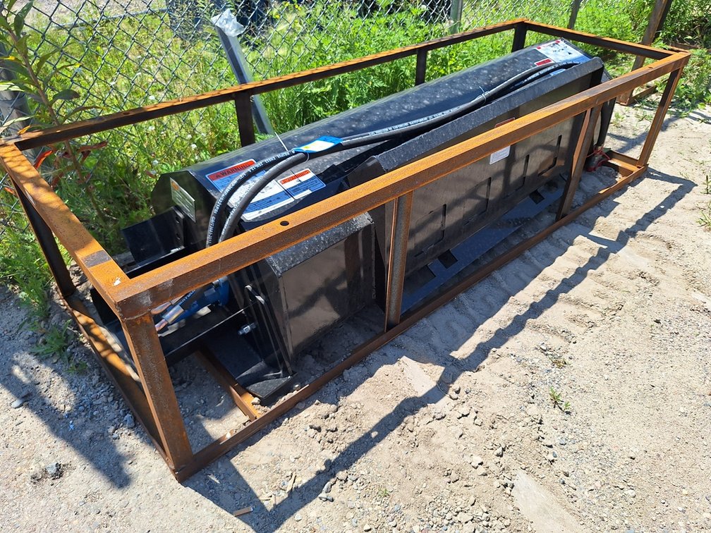 2025 Mower King Skid Steer Rotary Tiller, Model ECSSTR072, Serial ECSSTR07225042202A, 73" Working Width, 7" High, Unused