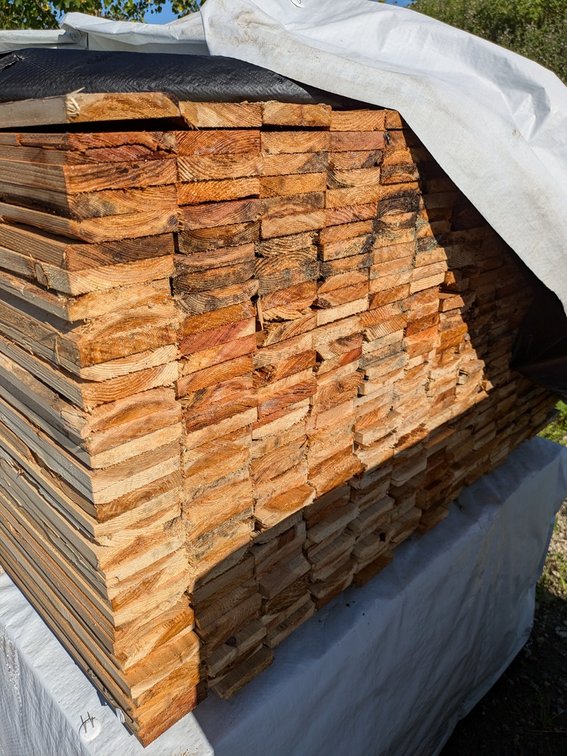 Cedar Fence Boards, 468 - 6' 1x4's