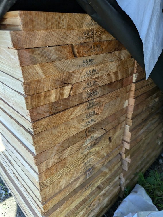 Cedar Fence Boards, 114 - 6' 1x12's