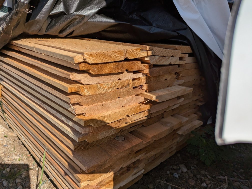 Western Red Cedar, Utility Channel Bandsawn, Kiln Dried, 1 x 8, 864 Linear Feet, 8' Lengths