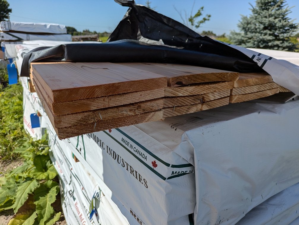 Western Red Cedar, Utility S1S2E, Kiln Dried, 1 x 8, 126 Linear Feet, 6' Lengths