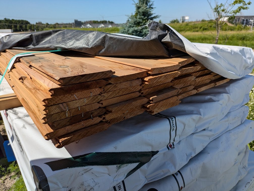 Western Red Cedar, Utility V-Joint, Kiln Dried, 1 x 6, 336 Linear Feet, 6' Lengths