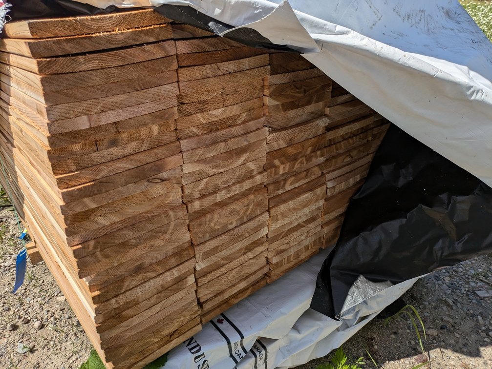 Western Red Cedar, Appearance S1S2E, 1 x 8, 1152 Linear Feet, 6' Lengths
