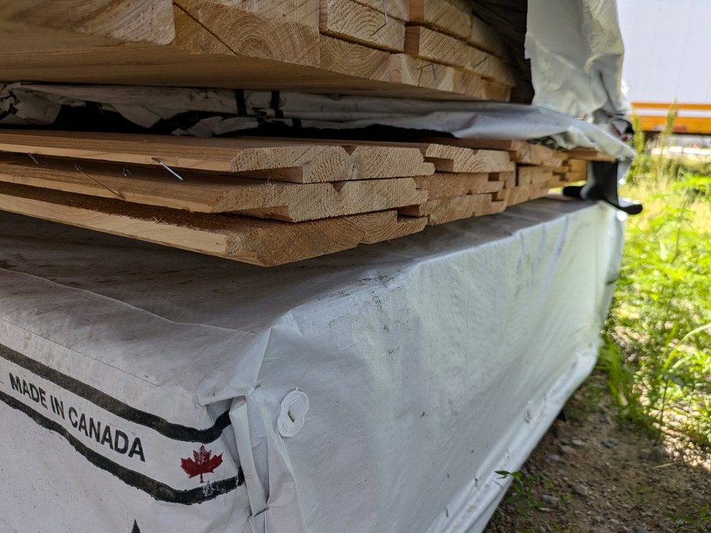 Western Red Cedar, Utility Channel Bandsawn, Kiln Dried, 1 x 8, 152 Linear Feet, 8' Lengths