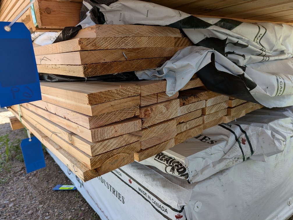 Western Red Cedar, Utility S1S2E, Kiln Dried, 1 x 4, 728 Linear Feet, 8' Lengths