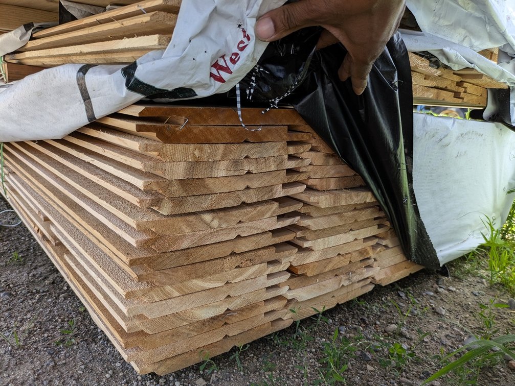 Western Red Cedar, Utility Channel, Kiln Dried, 1 x 10, 640 Linear Feet, 8' Lengths