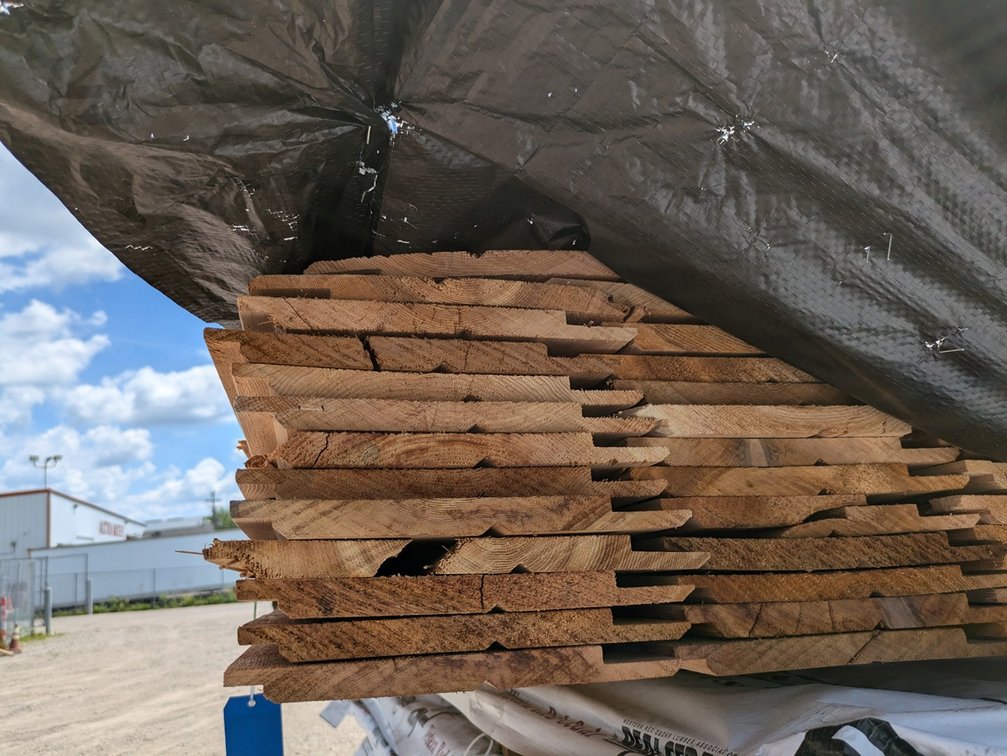 Western Red Cedar, Utility Channel, Kiln Dried, 1 x 10, 744 Linear Feet, 12' Lengths